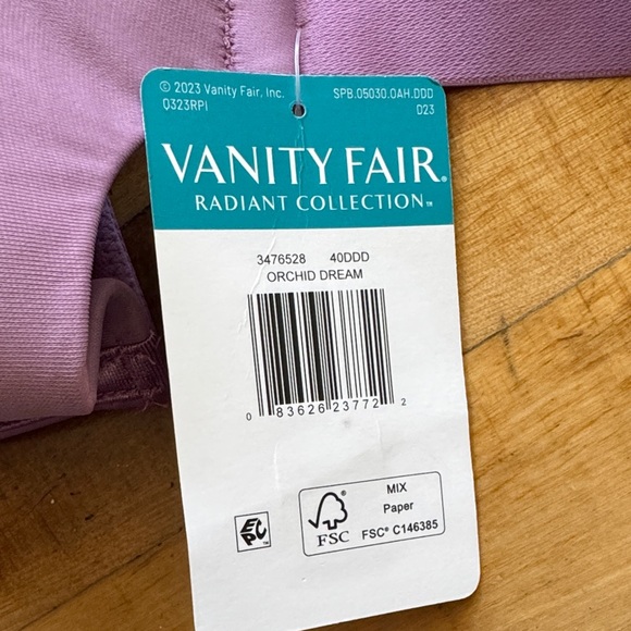 Vanity Fair Orchard Dream Bra 40DDD - Picture 2 of 5